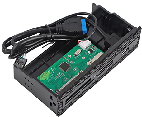 Lector de Tarjetas Interno para PC USB 3.0 Panel Frontal de Alta Velocidad Soporte para múltiples Ranuras Tarjetas M2 SD MS XD CF TF para computadora de Escritorio Instalación de