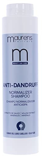 Maurens, Champu Normalizador Anti Caspa ANTI DANDRUFF, para cabellos con caspa, resultados desde los primeros lavados. Con Extracto de Sauce y Minerales. 400ml