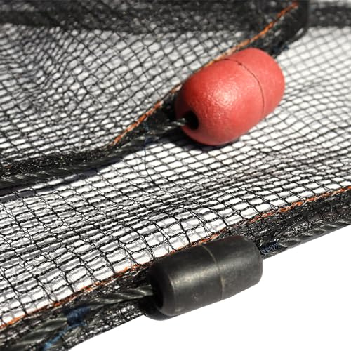 BasicGear Professional Seine Net 4' x 10' | Ultra Strong | Maximizes Catch | Ideal for Both Commercial and Recreational Fishing | Multiple