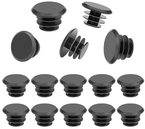 BCBF 15 Pezzi Tappi Manubrio MTB, Bike Manubrio Bar End Tappi, per Bicicletta Tappi Terminali in Plastica per Bici da Strada Mountain Bike BMX MTB,Accessori di Ricambio per Biciclette(22Mm)