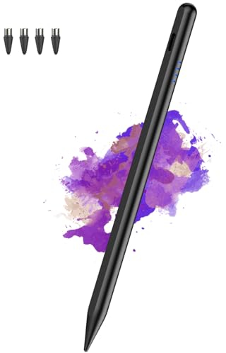 Kenkor Stylus Pen for Touch Screens, Tablet Stift für Android, Touchscreen Stift Kompatibel mit Samsung/Huawei/Mi/Vivo und Anderen Android Smartphone und Tablet Geräten (Schwarz)