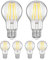 ledscom.de 6 Stück E27 LED Leuchtmittel, A60, warmweiß (2700 K), 7,1 W, 963lm, 3-Stufen-Dimmer