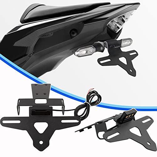 Motorrad hinten Kennzeichen mit LED-Licht Kompatibel mit CBR500R CBR 500 R 2019 2020 2021 2022 2023 Eliminator Kit