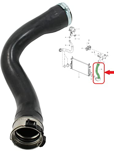 BIAREN Intercooler Turbo Hose Pipe for Vauxhall Opel Insignia 2.0 CDTI (2008-2017) 13242121 860118 22990025
