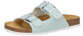 Lico Mules Bioline Platino pour Femme, Turquoise/argenté., 42 EU