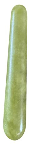 TOVINANNA Jade Roller für Gesicht aus Echter Jade Akupunkturstift Grün Leicht und Ergonomisch zur Entspannung und Durchblutung
