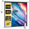 HOMCOM - Pantalla de proyector de 85 pulgadas, 1:1 4K HD pantalla de proyección motorizada y eléctrica, pantalla de proyección de TV y cine en casa, montaje en pared o techo, panel de control y mando