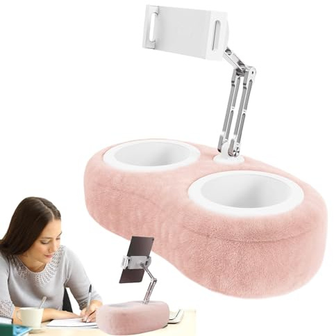 Snuggle Pillow - Throwpillow Stand, Screen Cushion Phone Holder, Kindel Stand | Bed Tablet Phone Pillow Holder with Snack Bowl, Tabl Stand