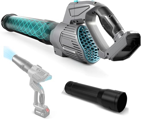 panthem Akku Laubbläser Mini Gebläse Klein bläser kabellose Luftgebläse | kompatibel mit Makita 18V (ohne Akkus), für Rasenpflege Laubblasen Elektrisch Luftbläser zum Wegblasen von Laub, Schnee