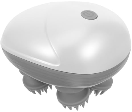 minkissy Massaggiatore Elettrico Testa e Capelluto Dispositivo Multifunzionale Per Massaggi Profondi Uso Domestico Sollievo Stress e Rigenerazione
