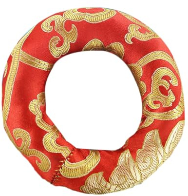 GALPADA Alfombrilla Para Cuenco Tibetano De 12 Cm, Cojín Para Cuencos Cantores, Color Aleatorio, Accesorio Ritual Budista Portátil y Duradero