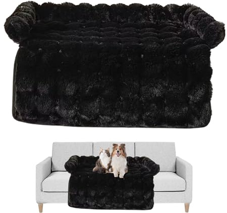 Hundehütte für Haustiere, Sofaüberwurf mit erhöhtem Rand, beruhigender Bezug für Hunde von - für Zuhause, Wohnzimmer, Küche, Kinderzimmer, Innenapartment