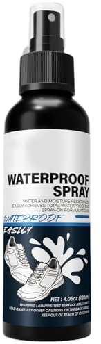 Waterproof Shoe Spray – 120ml Footwear Protector, Rain And Stain, Long-Lasting Nano Coating With Quick Dry Formula | Durable Waterproofing Solution For Sneakers, Hiking Boots, Outdoor Gear,