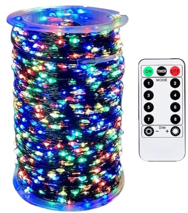 Erconsso Luces De Árbol De Navidad | 30 Metros 300 LED Operadas Por USB,Luces De Navideñas Para Árbol - Para Interior Exterior Jardín Porche Plantas Sala De Estar Fiesta