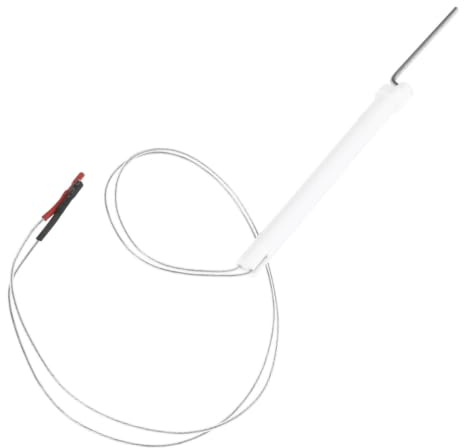 DECHOUS Sensore Accensione per Cucina Gas, Accenditore Rotondo per Bruciatore Gas, Ceramica e Filo D’acciaio, Bianco, Accensione Rapida, per Cucina e Cucine Commerciali