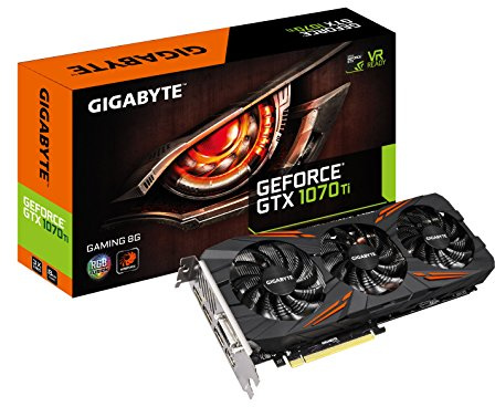 Gigabyte Geforce GTX 1070 TI Gaming GeForce GTX1070 grafiskt kort 8192 MB