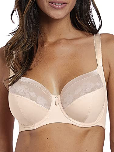 Fantasie Women's Illusion Underwire Side Support Full Coverage Bra, Natural Beige, 32FF