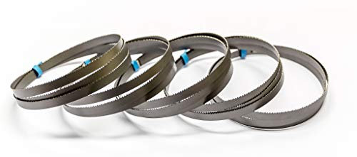 Lot de 5 lames de scie à ruban bimétal Premium M42 HSS 1330 x 13 x 0,65 mm – Denture variable 10/14 dents/pouce (TPI) – Coupe métal, acier, aluminium, alliages légers, métaux non ferreux