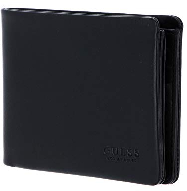 GUESS Herren Gabriel Flat Billfold Reisezubehr-Brieftasche, Schwarz