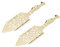 Absinthe Spoon, 2 Pcs Absente Slotted Spoon Stainless Steel Absinthe Spoons Vintage Absinthe Dripper Set for Wormwood Cocktail(Gold)