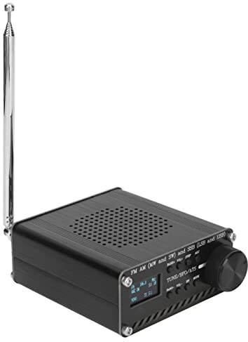 ATS-20 Plus Vollband-Funkempfänger, Kurzwellen-FM AM (MW SW) SSB (LSB USB) Frequenz-Funkempfänger-Scanner mit LCD-Bildschirm für Zuhause Im Freien