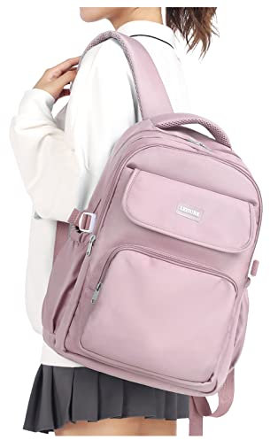 HYC00 Zaino Medie Ragazza Casual Zaino Scuola Superiore Ragazza Ragazzo Zainetto Universita Donna Casual Daypack Backpack Zaini Scolastici Leggero Zaini per Scuola per Lavoro Viaggio School bag, Viola