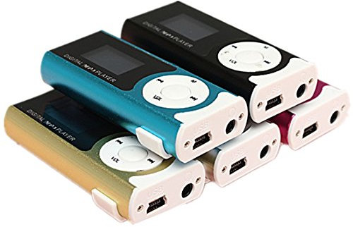 Eighosee Mini USB lettore clip lettore MP3 schermo LCD 16GB mini SD TF card