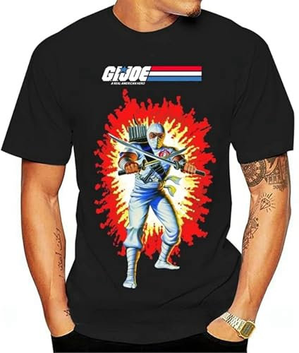 Funny T Shirts GI Joe Shadow Fashion Tshirt Men Summer Short-Sleev Fashion T-Shirt Cartoon Anime Casual Graphic Tops Size M