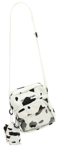 GALPADA 2stücke Kuhmuster Umhängetasche Aus Canvas Mit Stilvolle Crossbody Bag Für Damen Für Freizeit Und Alltag Leicht Und Praktisch Für Mobile Geräte Und Kleinigkeiten