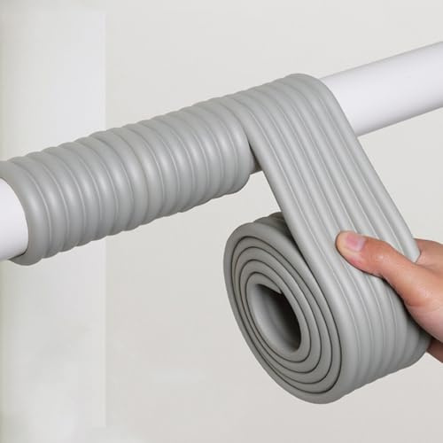 Isolierstärke Blau Schutzschlauch Heizungsrohr, Rohrisolierung Selbstklebend, Regensichere Isolierung, Zugluftstopper Für Türen Schallschut, Rohr Pole Wrap Für Winter(A)