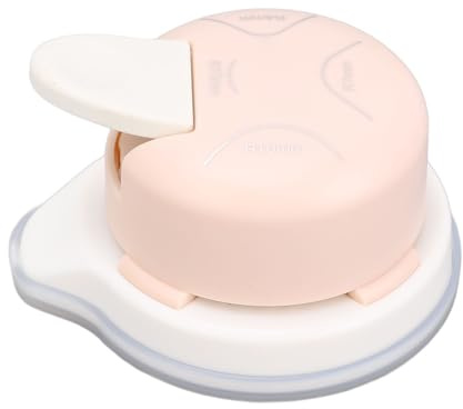 Eckenrunder, 4-in-1-Eckenrunder-Stanzer, Tragbarer Papier-Eckenrunder, R4 Mm + R7 Mm + R10 Mm, für DIY-Projekte, Fotoecke, Praktisches Design (PINK)