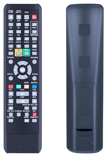 TCNOUMT New SE-R0343 Replacement Remote Control Compatible with Toshiba DVD Recorder Player DVR70 DVR80 DVR80KF D-VR70DTKF D-VR70DT DVR70DTKF2 D-VR80KF