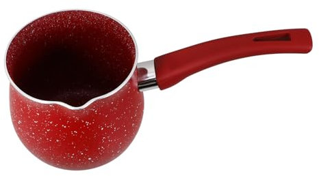 UKCOCO Pentola Con Manico in Acciaio Resistente Per Sciogliere Burro e Bollire Caffè Scaldalatte Portatile e Resistente Al Calore