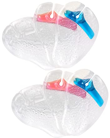 OATIPHO 3 Pairs Forefoot Pad Sandal Insert Insole Gel Heel Cushion Pads High Heel Anti-Friction Foot Pads Heel Pads Butterfly Foam Heel Pad Comfort Heel Plasters Inserts Padding