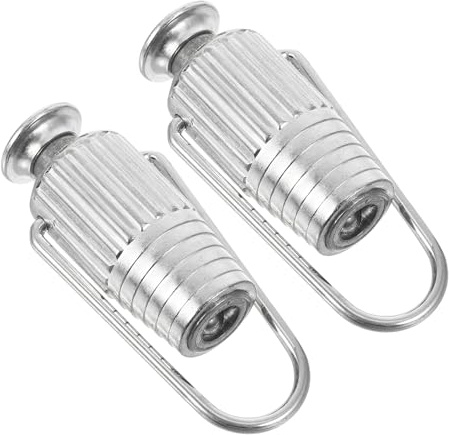 Anneome 2 Pezzi Tenditore Regolazione Facile e Fune per Corda da Stendibiancheria in Alluminio Accessorio per Carrucole per Patio e Esterno