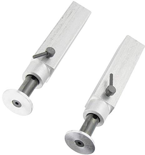 Carson 500907375 1:14 Aluminium Trailer Support Set (2) 73 mm, RC Accessories for Tamiya Trucks, Parts, Tuning Parts, Model Making, Made in Germany