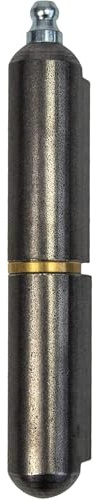 Gedotec Scharniere - Anschweissscharnier | 1 Stück Stahl Türscharnier zum anschweißen - Länge 80 mm | MADE IN AUSTRIA | Bandrollen mit Schmiernippel | Schrank- und Möbelscharniere für Möbel aus Stahl