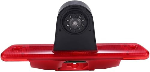 Kalakus HD Einparkhilfe Auto Rückfahrkamera im 3.Bremslicht Bremsleuchte Rückfahrkamera Transportster Passend für Peugeot Expert 2007-2016/Fiat Scudo 2007-2016/Citroen Jumpy 2007-2016