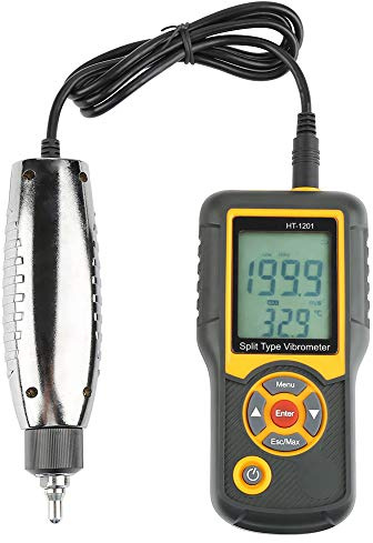 Testeur de vibrations, testeur de vibrations, compteur de vibrations numérique avec sonde et poignée, pour la fabrication mécanique, électrique et ingénierie chimique.