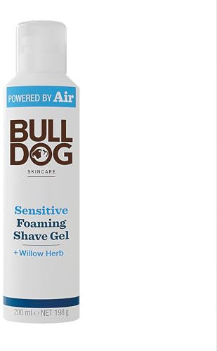 BULLDOG SKINCARE - Sensitive Foaming Shave Gel | Smooth and conditioning | 200 ml