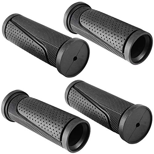Lomodo 2 Pair Rubber Bicycle Handle Grips Short Mini Bicycle Handlebar Grips for Bike(3.54inch x 0.84 inch)