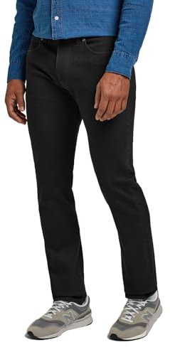 Lee Mens Slim Fit Mvp Jeans, Black, 32W / 32L UK