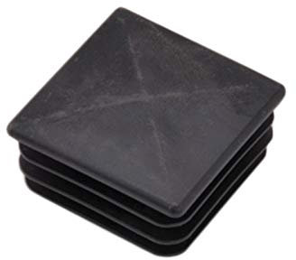 Chapeau de pilier carré en plastique - 12 x 12 mm