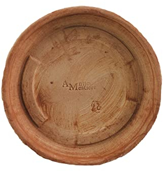 teramico Soucoupe pour Pots de Fleurs, différentes Tailles, Terre Cuite Italienne, Absolument résistante au Gel, fabriquée à la Main (44 cm)