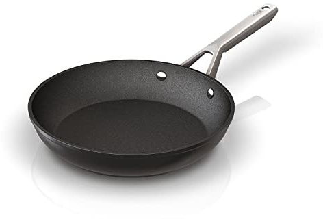 Ninja ZEROSTICK Essentials Cookware 20cm Frying Pan, Non-Stick, Long Lasting Forged Aluminium Frying Pan, Induction Compatible, Oven Safe to 260°C, Black C10020UK