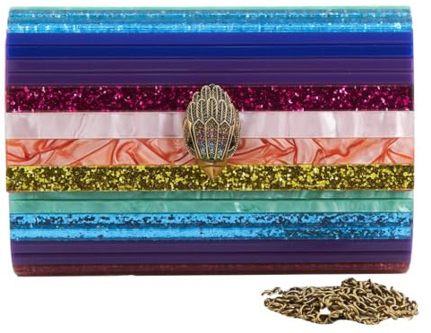 KURT GEIGER LONDON PARTY EAGLE CLUTCH Multicolore N/A