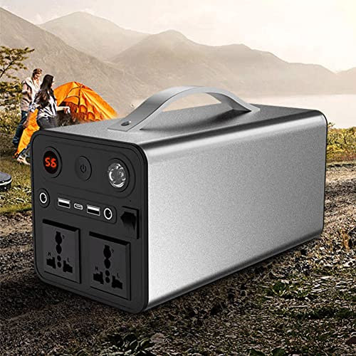 Generic Estación de energía portátil de 300 W, 90000 mAh, generador solar para camping, CA/CC/USB/tipo C para exteriores, viajes, pesca, fuente de alimentación de emergencia, respaldo