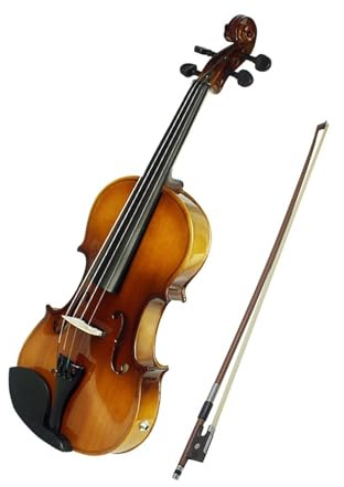 Violine Anfängerpaket 4/4 Violine in voller Größe Bausatz Geige Fichte Face Board mit Violine Bogen Etui Schulterstütze Kabel Saiten