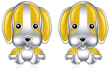 Pug Earrings Sterling Silver Dog Stud Earrings Jewellery for Women