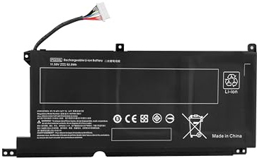 11.55V 52.5Wh PG03XL HSTNN-DB9G HSTNN-OB1I L48430-AC1 L48495-005 L48430-2C1 Battery Compatible with HP Pavilion Gaming 15-DK 15-dk0000 15-DK0125TX 15-EC 15-ec0000 OMEN 5X FPC52 Series